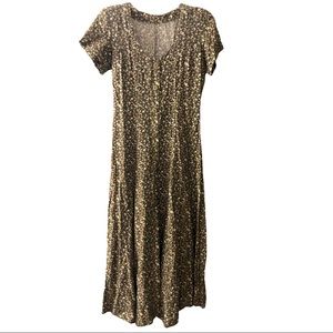 Maxi Y2K Floral Button Front Dress